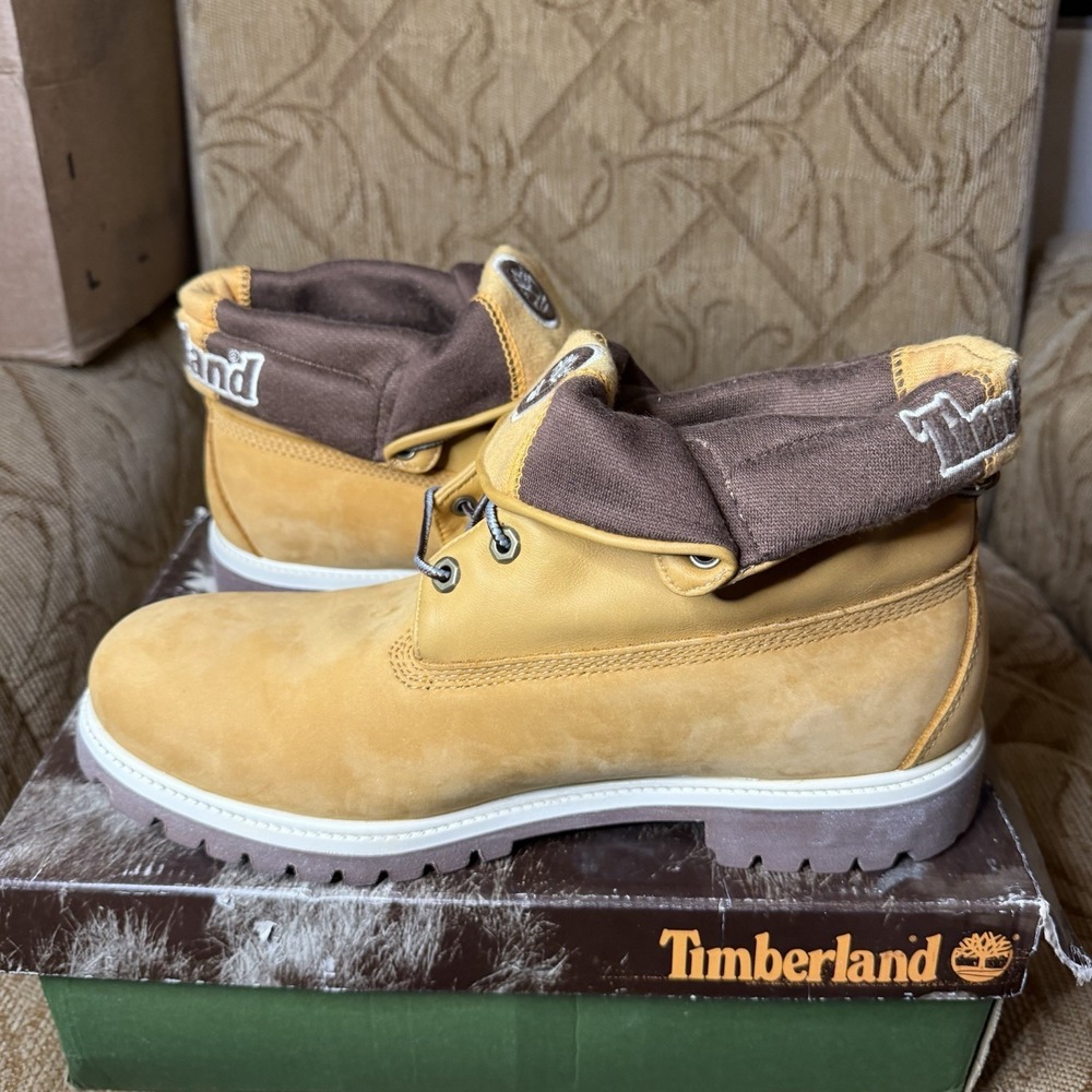 TIMBERLAND PREMIUM WATERPROOF SHORT WHEAT BOOT MENS SIZE 11 M - Picture 3 of 8